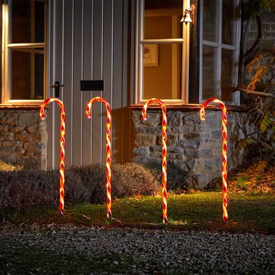 XL Candy Cane Stakes - Set of 4