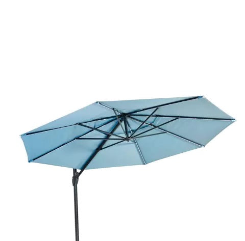 Mini Roma 3m Round Cantilever Duck Egg Blue with Weights