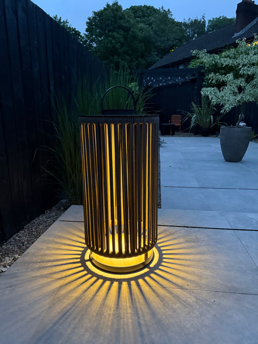 Vienna XL Solar Lantern Mocha