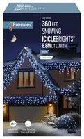 360 LED Snowing Iciclebrights White