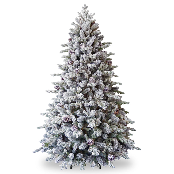 9FT Snowy Vancouver Pine Tree Pre-Lit