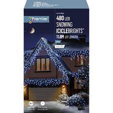 480 LED Snowing Iciclebrights White