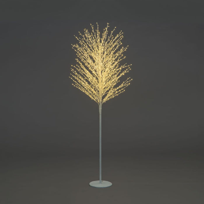 1.5m White Micro Dot Tree with Warm White LEDs
