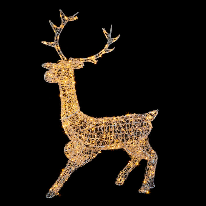 1.4m 300 Warm White LED Lit Stag