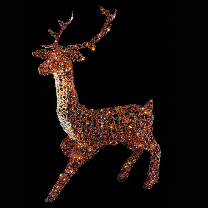 1.4m 300 White/Warm White LED Lit Stag