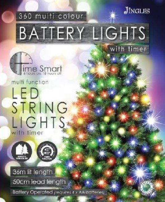 360 Time Smart Battery Multi Colour LED Lights