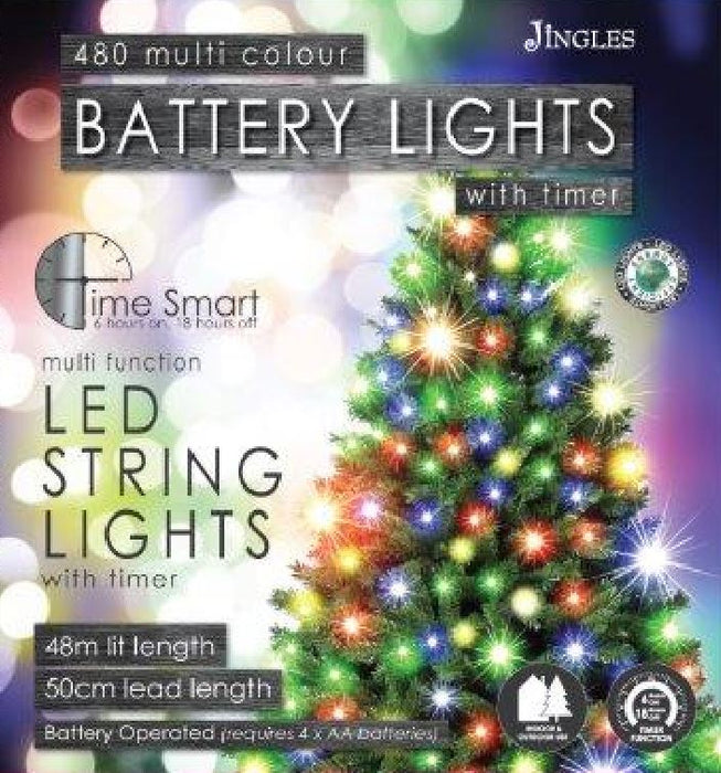 480 Time Smart Battery Multi Colour LED Lights
