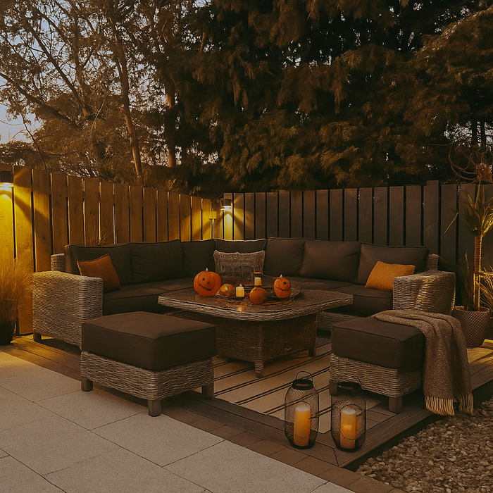 How to Get Synthetic Rattan, Aluminum, and Wooden Top Tables Ready for Autumn & Winter