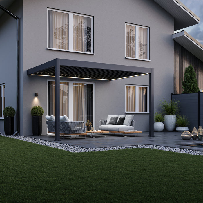 Hampton Wall Mounted 3m x 4m Pavilion