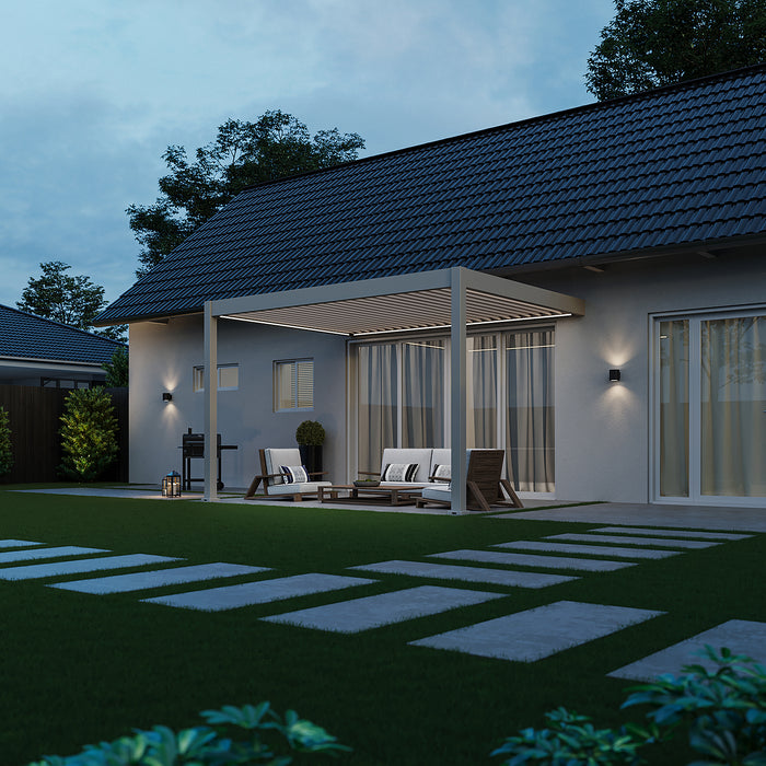 Hampton Wall Mounted 3m x 4m Pavilion Sand