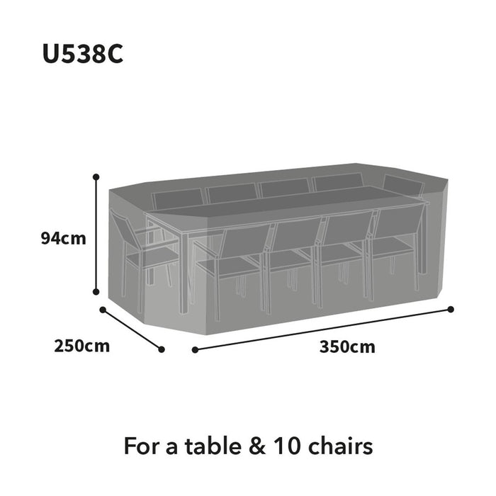 Protector 7000 Rectangle Table Cover - 8/10 Seat