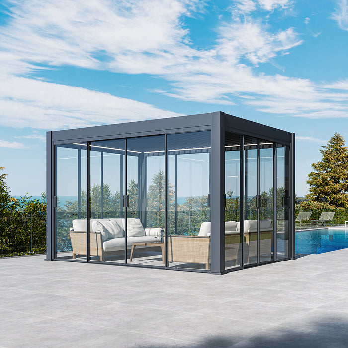 Hampton 3m x 4m Glass Pavilion