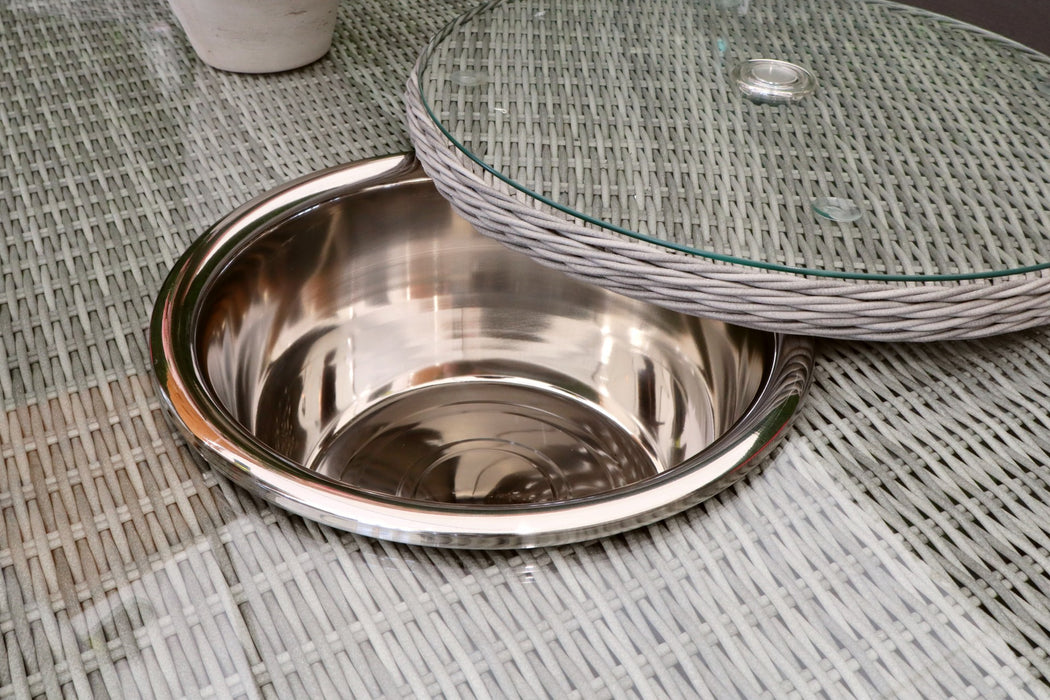 Tuscany Double Ice Bucket Eight Deluxe Charcoal