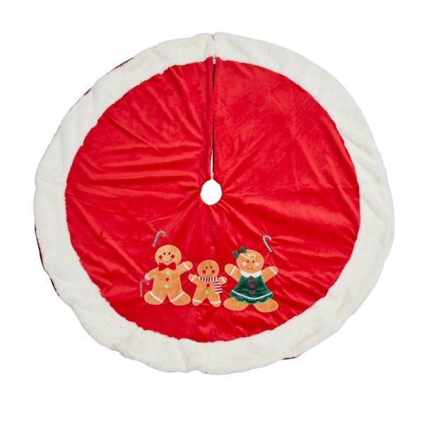 Gingerbread Family Tree Skirt