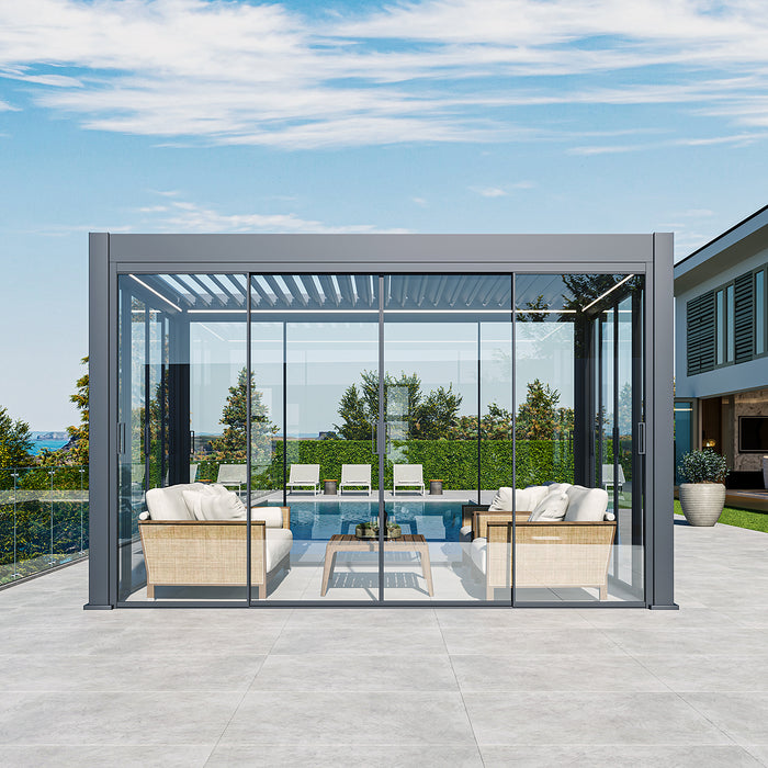 Hampton 3m x 4m Glass Pavilion