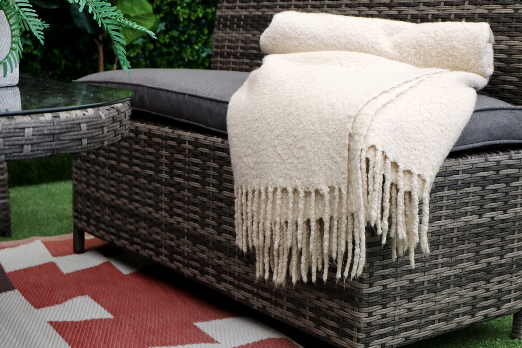 Monaco Curved Corner Firepit Suite