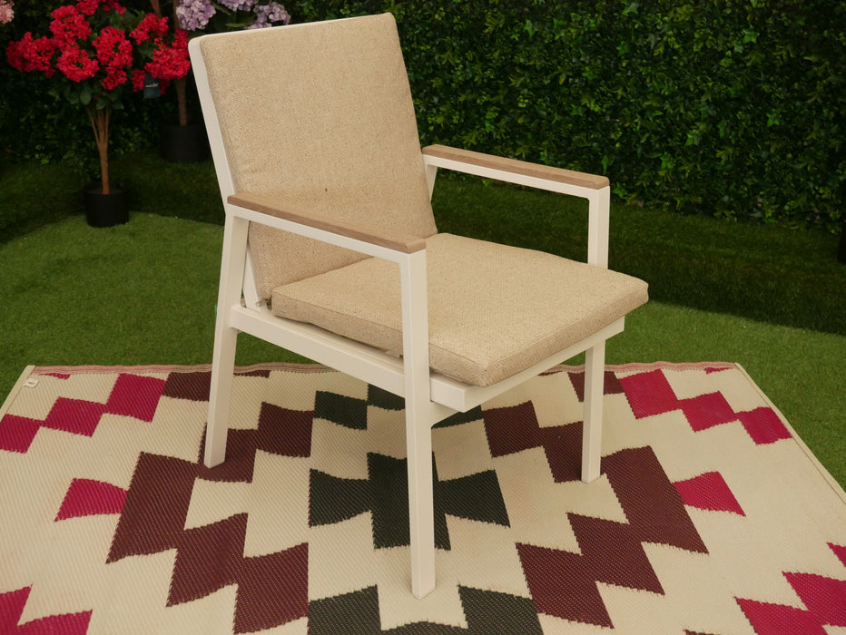 Cannes Eight Seater White