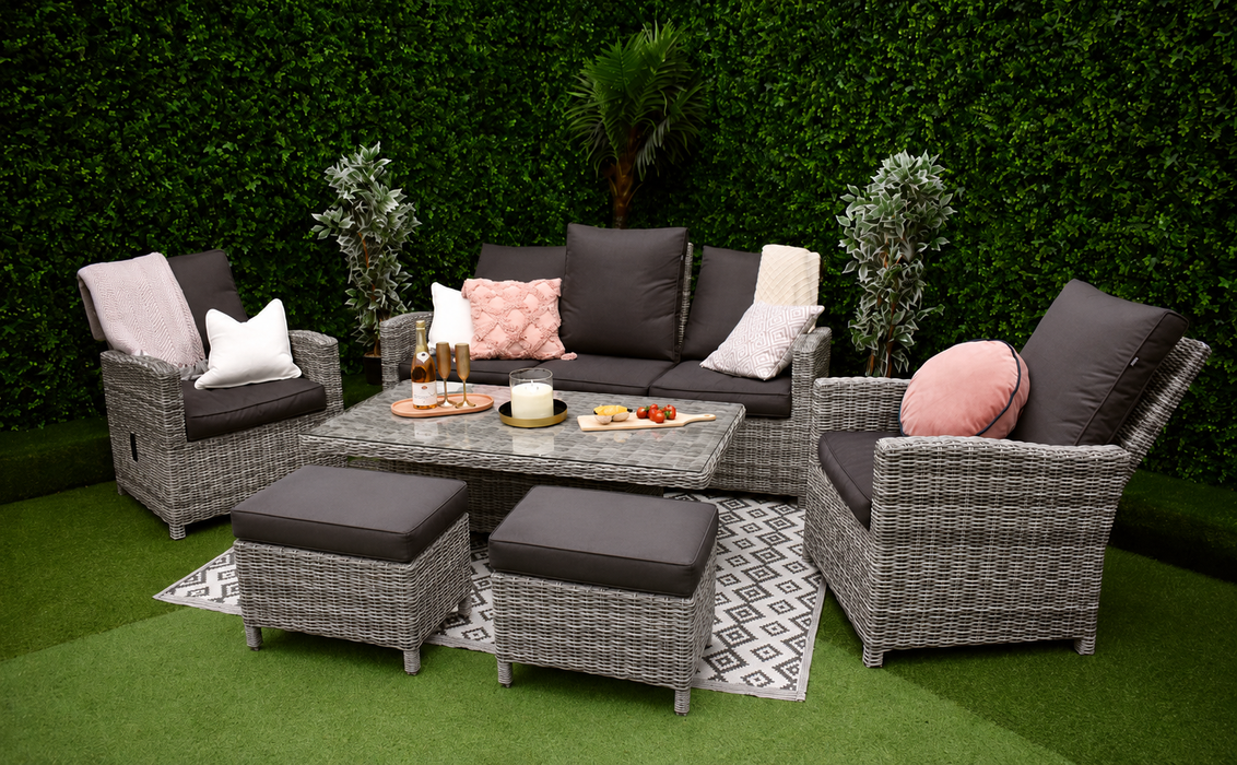 Tuscany Six Piece Reclining Sofa Suite