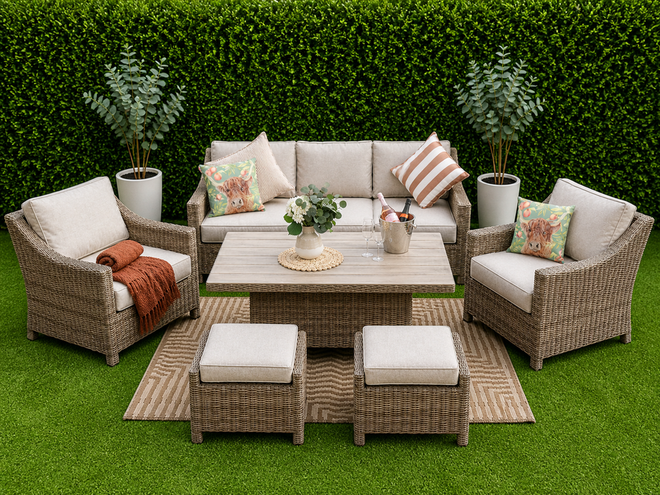 Amalfi Deluxe Six Piece Sofa Suite