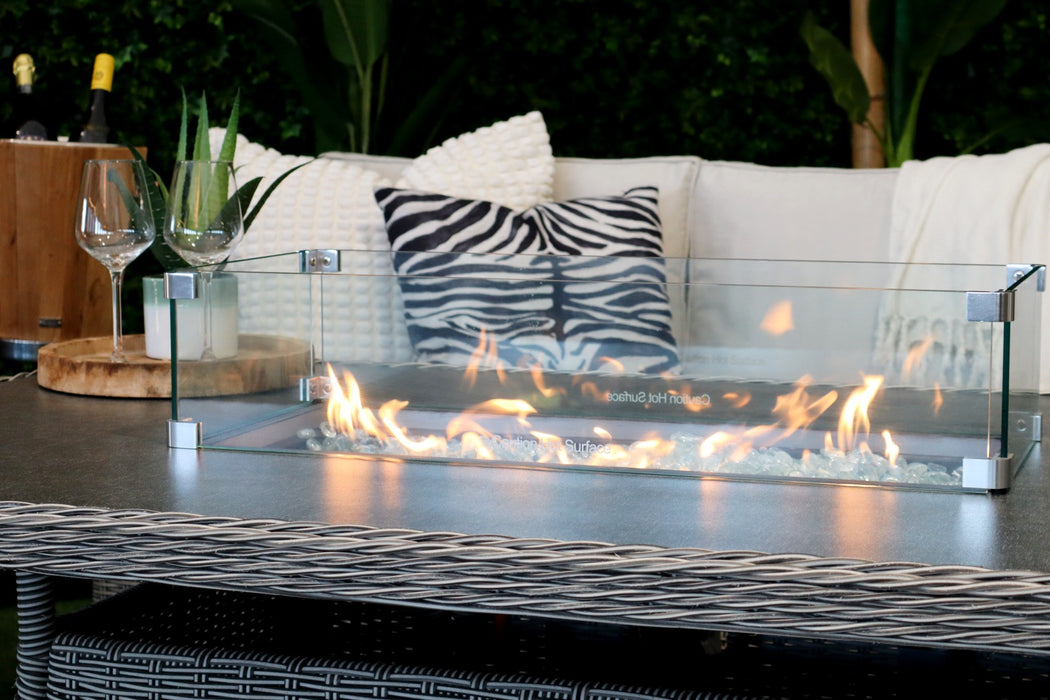 Verona Deluxe Six Piece Firepit Sofa Suite