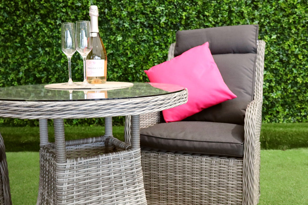 Tuscany Reclining Bistro Charcoal