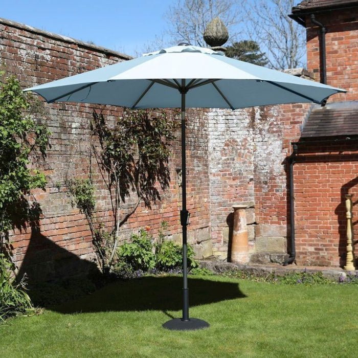 duck patio umbrella with crank Olive Duckhead To lower the umbrella cover 2.5m Parasol Duck Egg Blue