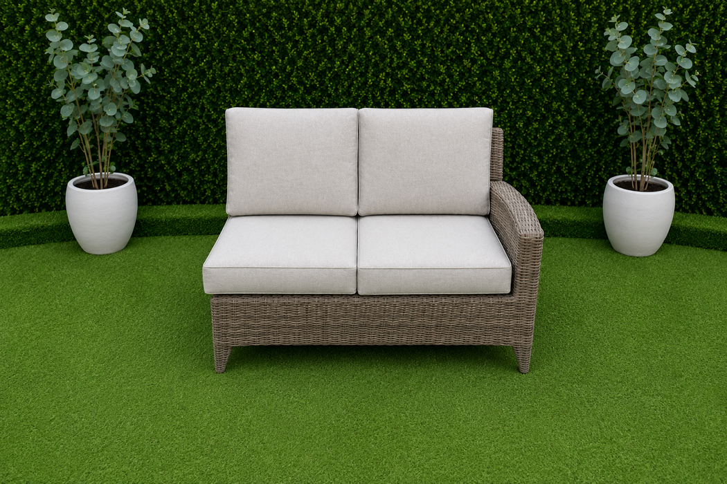 Amalfi L-Corner Fire Pit Suite