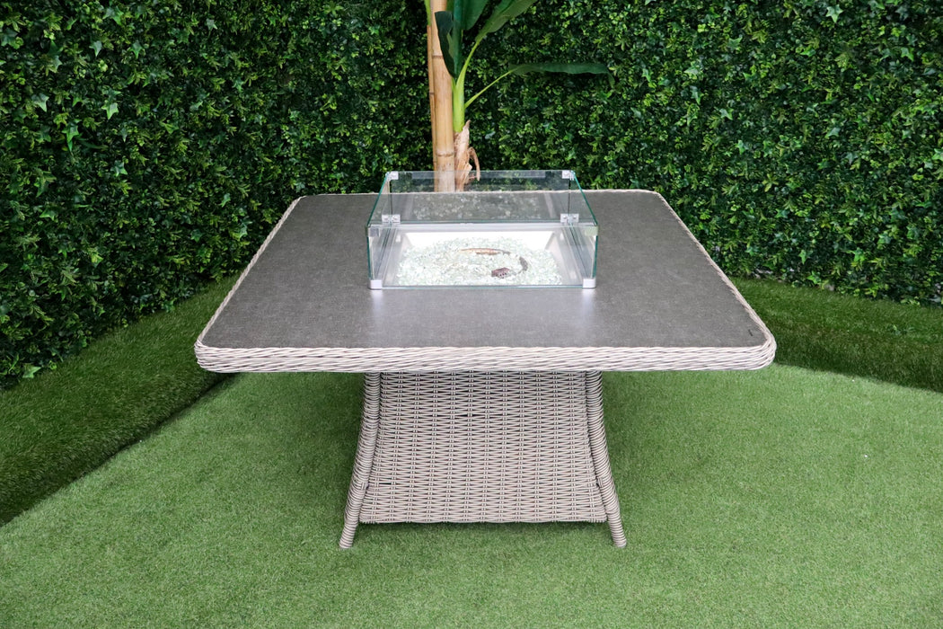 Monaco Curved Corner Firepit Suite