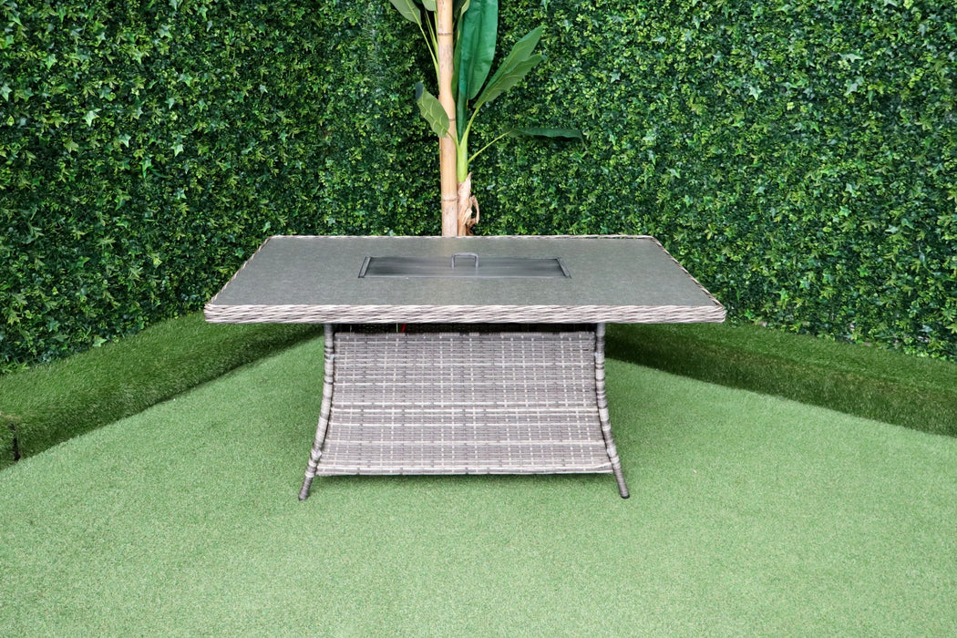 Monaco L-Corner Firepit Suite