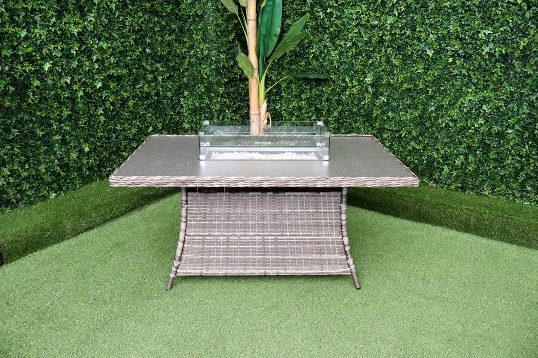 Monaco L-Corner Firepit Suite