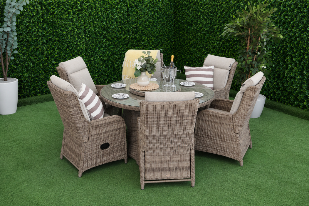Amalfi Six Seater Reclining Suite