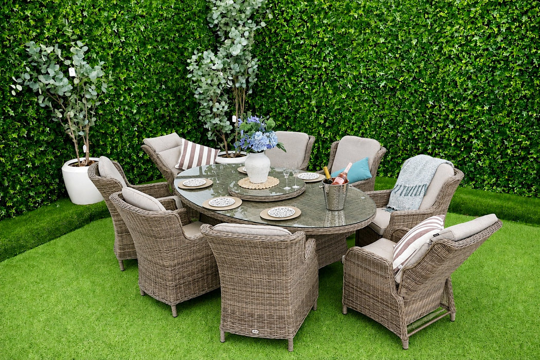 Amalfi Eight Oval Windsor and Reclining