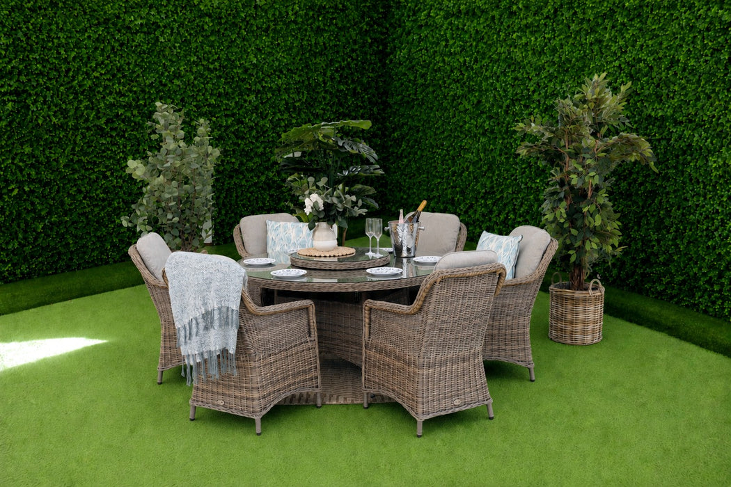 Amalfi Six Seater Dining Suite