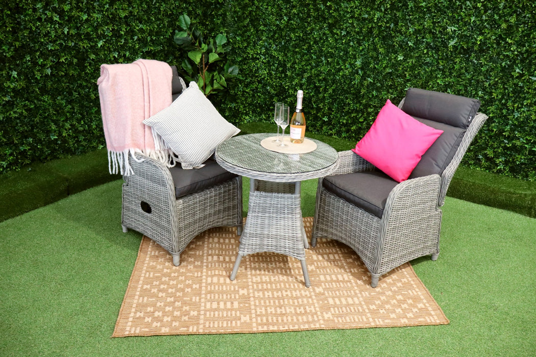 Tuscany Reclining Bistro Charcoal
