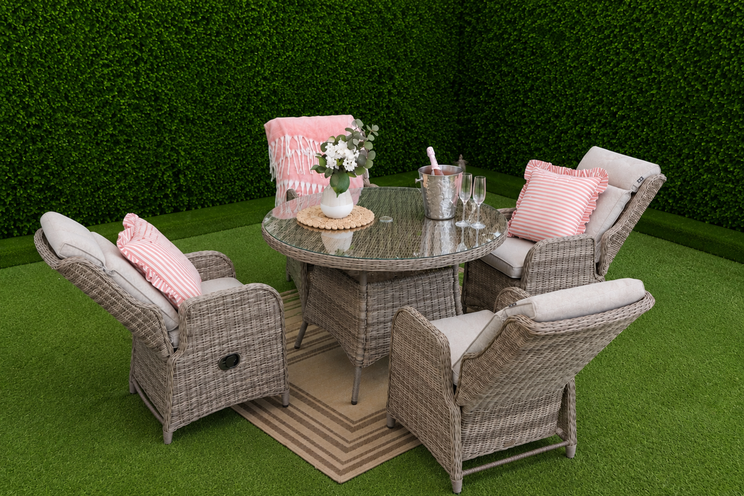 Amalfi Four Seater Reclining Suite
