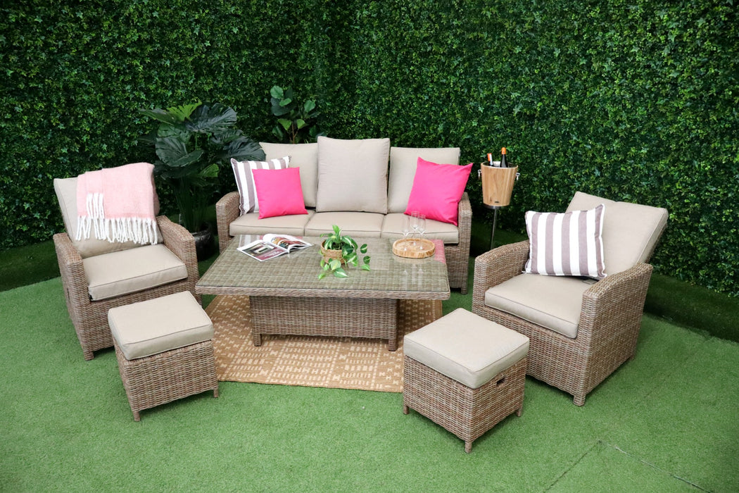Madrid Reclining 6pc Sofa Suite
