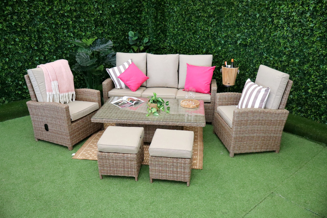 Madrid Reclining 6pc Sofa Suite