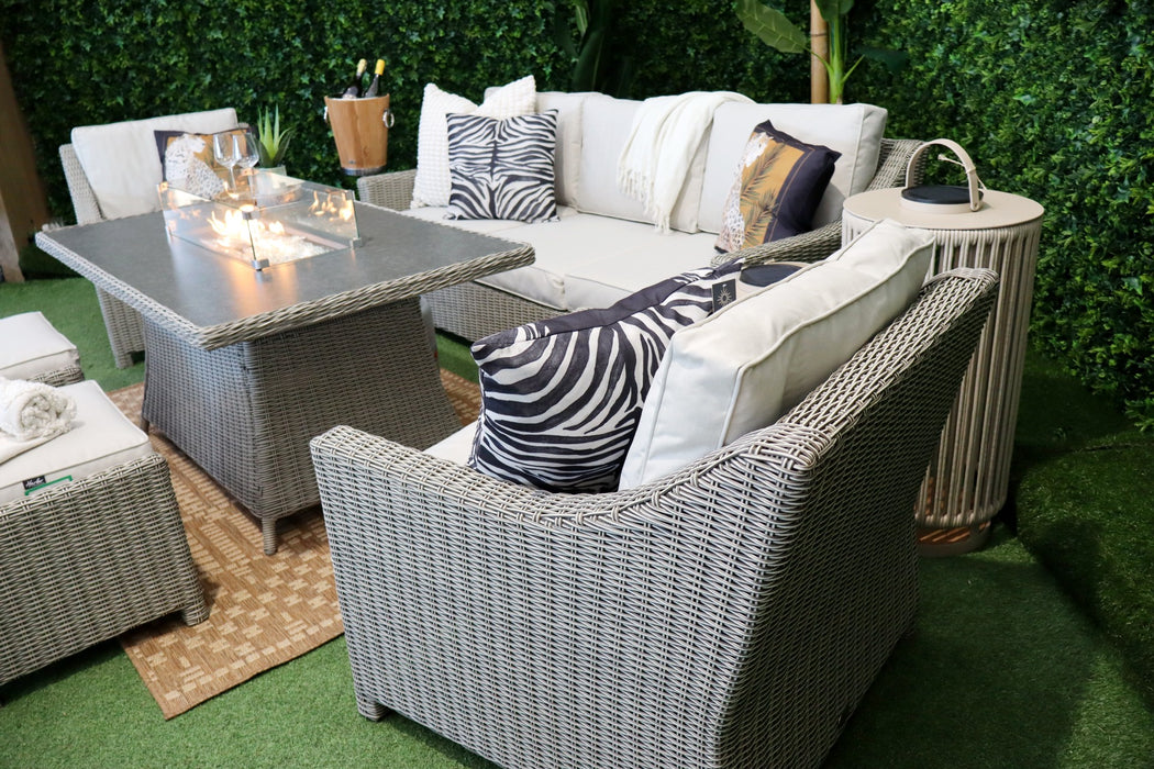 Verona Deluxe Six Piece Firepit Sofa Suite