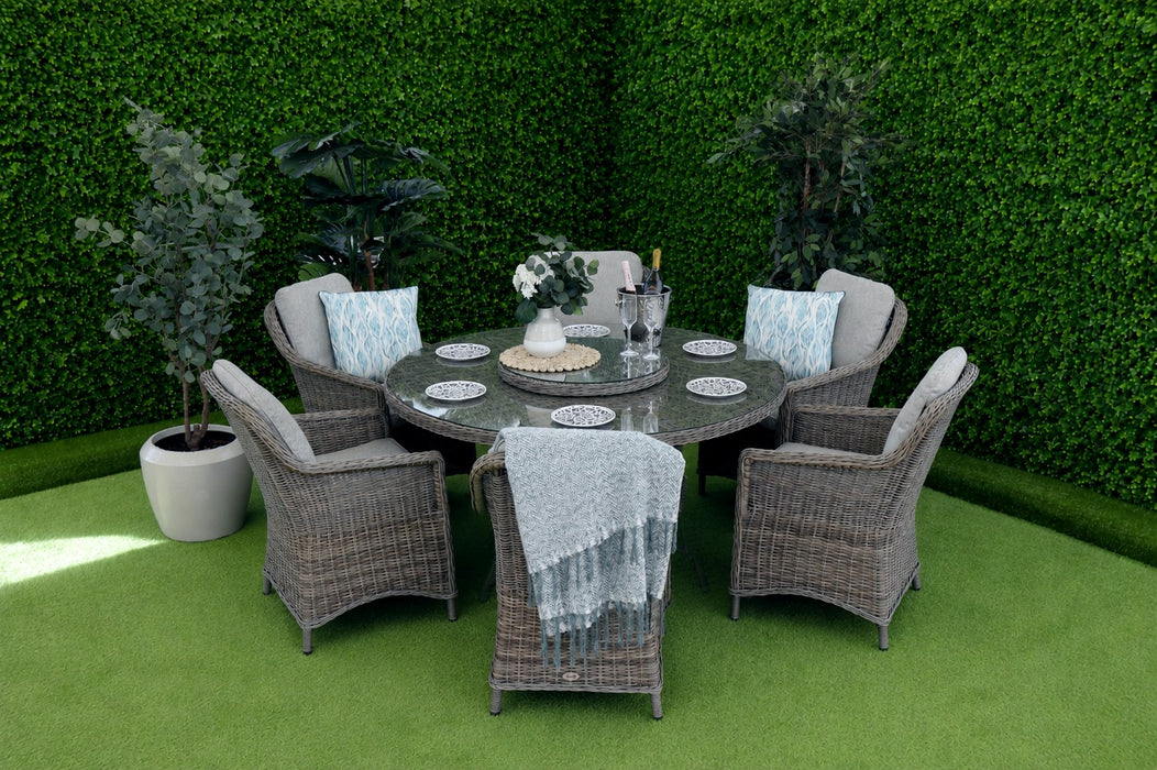 Amalfi Six Seater Dining Suite