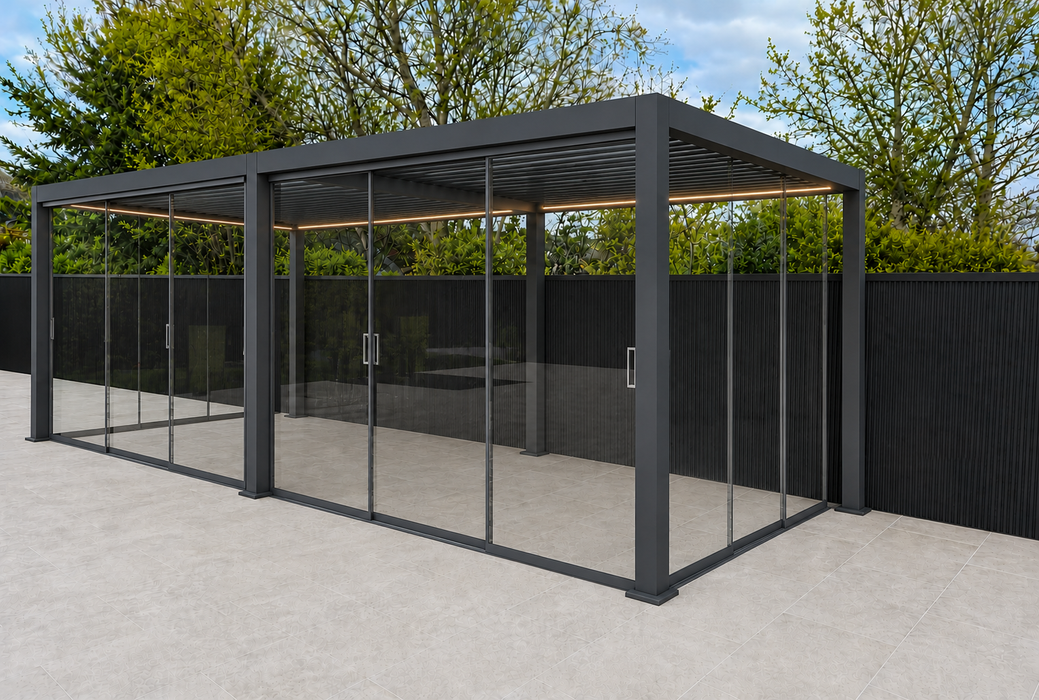 Hampton 3m x 6m Glass Pavilion