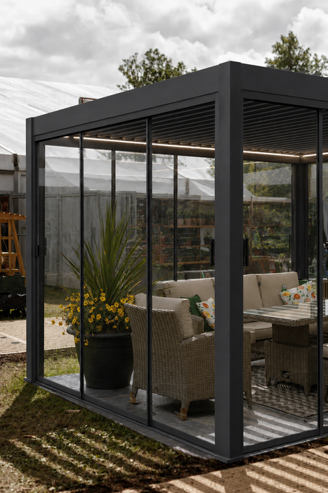 Hampton 3m x 4m Glass Pavilion