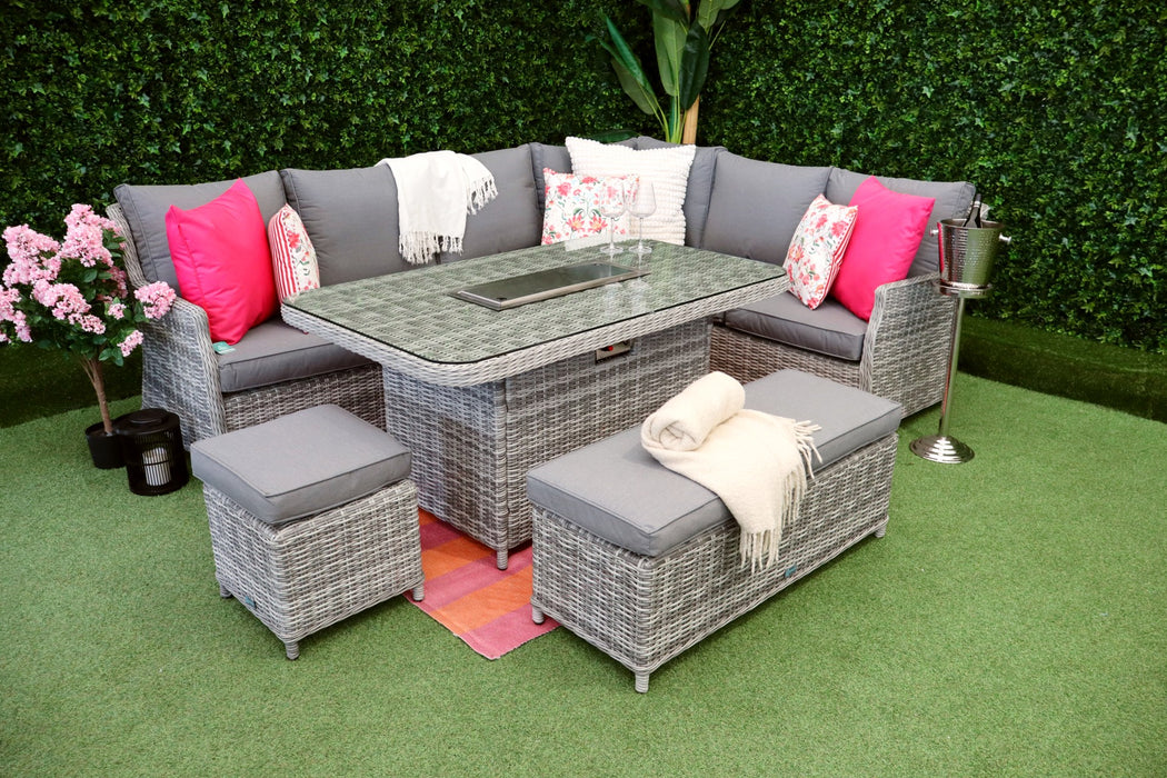 Torino L-Corner Firepit