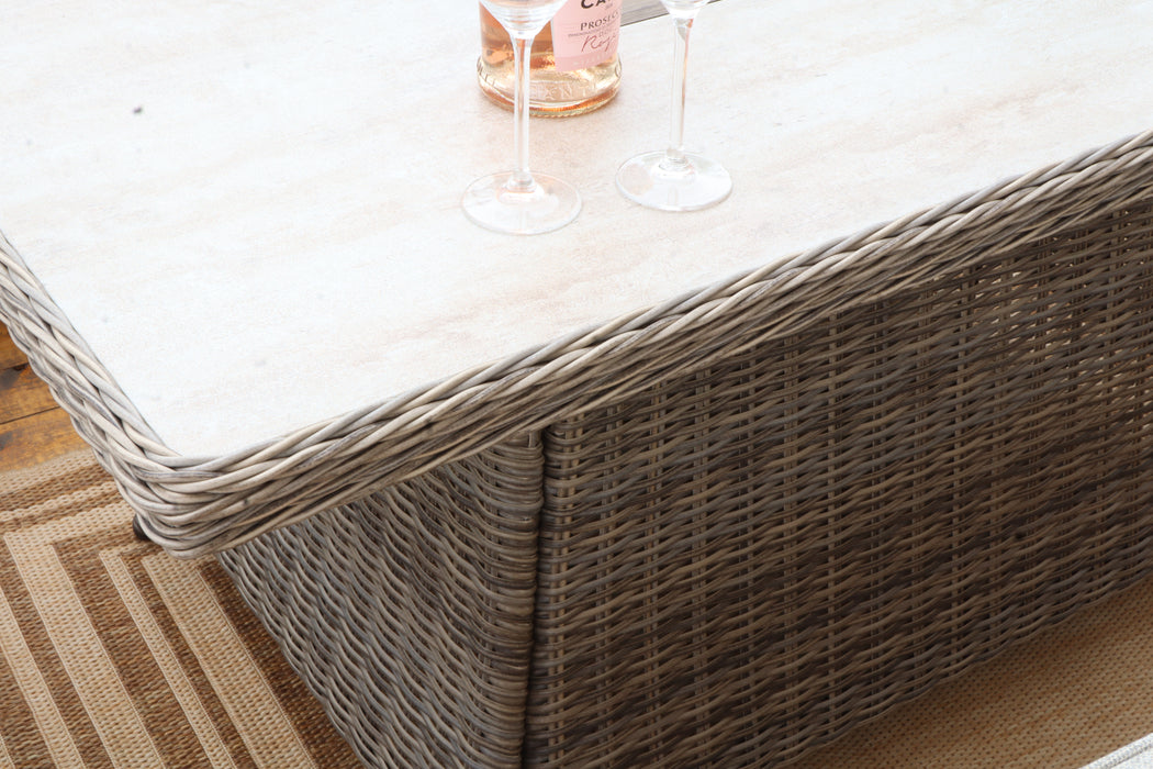 Amalfi L-Corner Fire Pit Suite