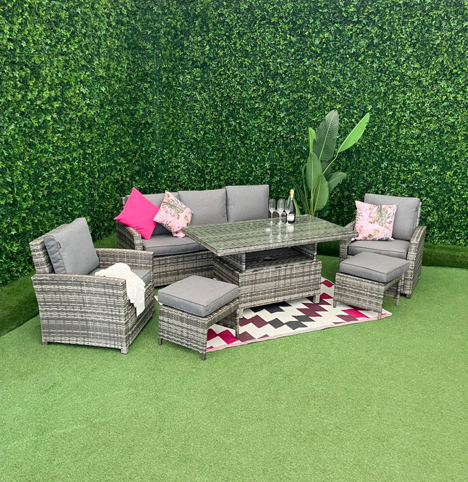 Monaco Six Piece Sofa Suite