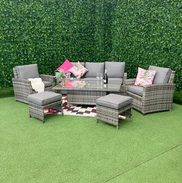Monaco Six Piece Sofa Suite