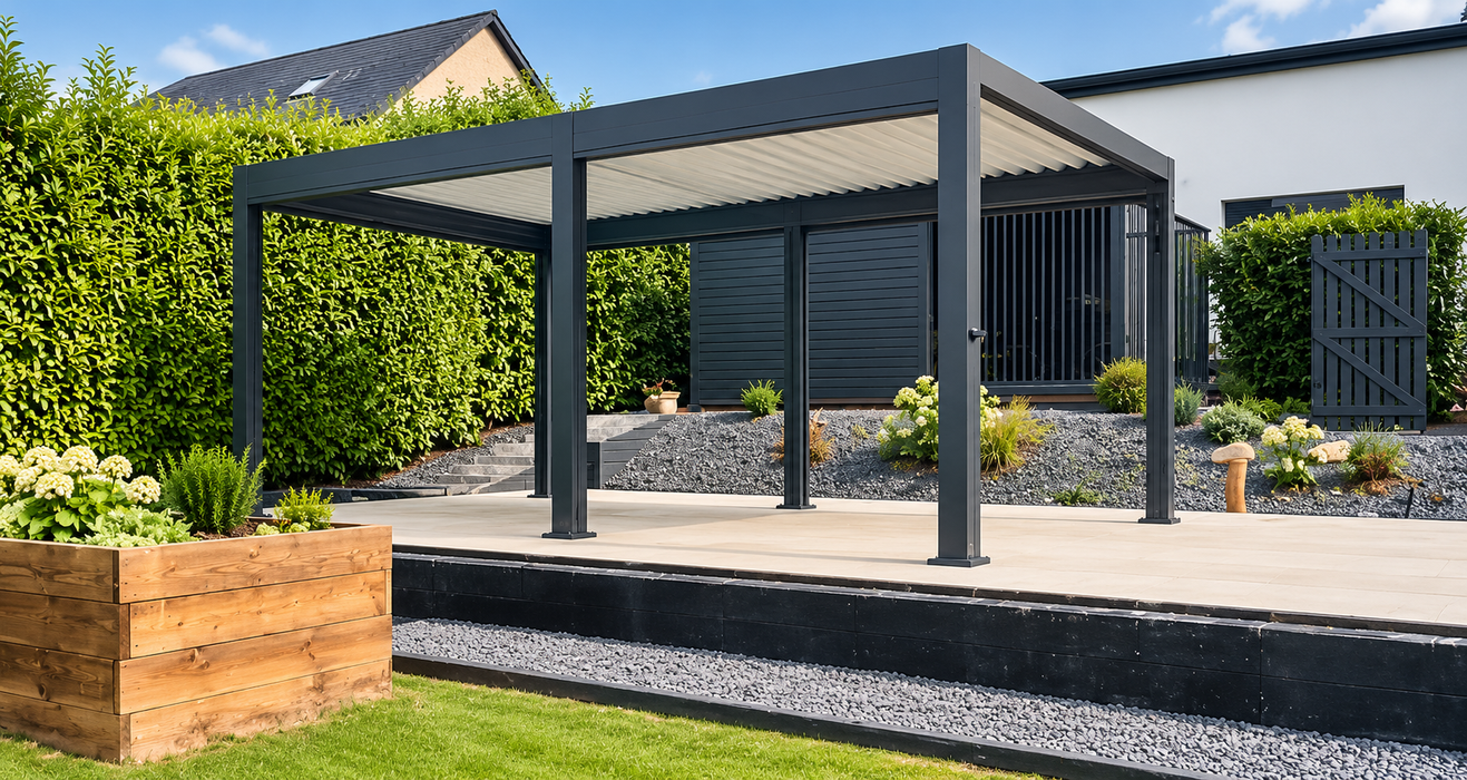 Chelsea 3m x 6m Manual Pavilion with Lights