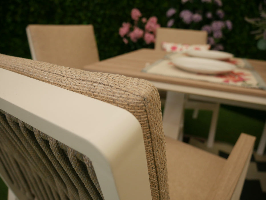 Cannes Eight Seater White