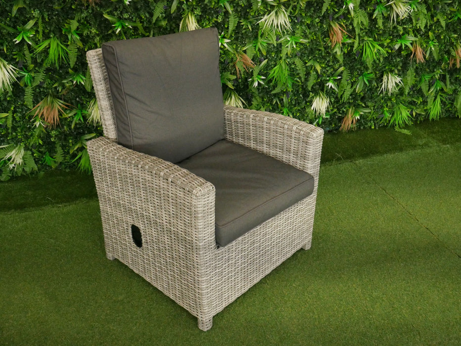Tuscany Deluxe Reclining Coffee Bistro Charcoal