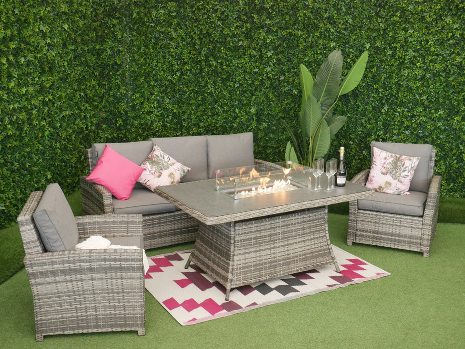 Monaco Four Piece Firepit Sofa Suite