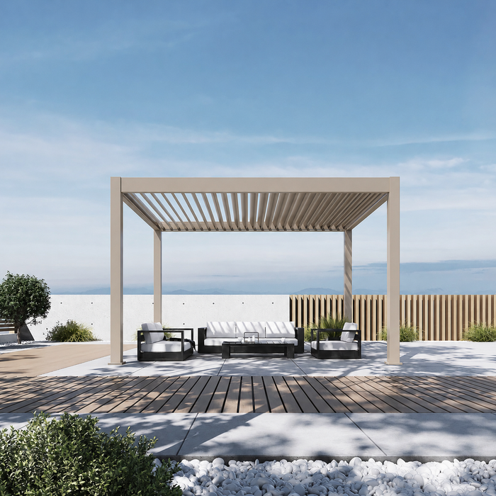 Hampton 3m x 4m Pergola Sand